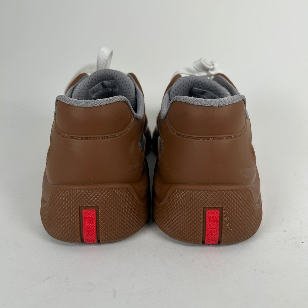 Prada Brown Rubber Cups Size 44
