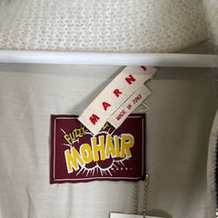 Marni Fuzzy Wuzzy Green/White Zip Up Size 48