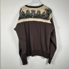Saint Michael Church Print Brown Crewneck Size XL