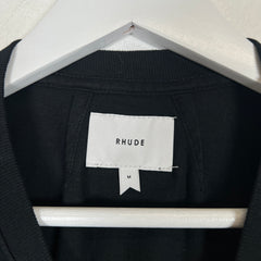 Rhude Black Saint Malo Logo T-shirt Size M