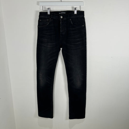 Balenciaga Grey-Wash Straight Fit Jeans Size 29