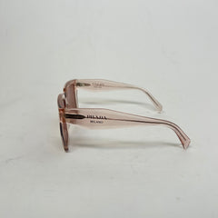 Prada Pink Transparent Sunglasses