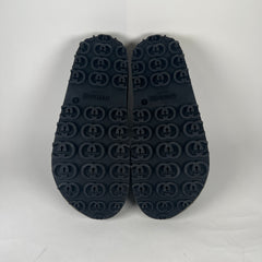 Gucci Dark Grey Interlocking G Slide Size 13