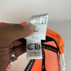 Chrome Hearts Orange Cemetery Patch Trucker Hat