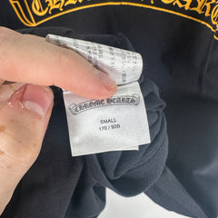 Chrome Hearts Yellow Scroll Graphic T-Shirt Size S