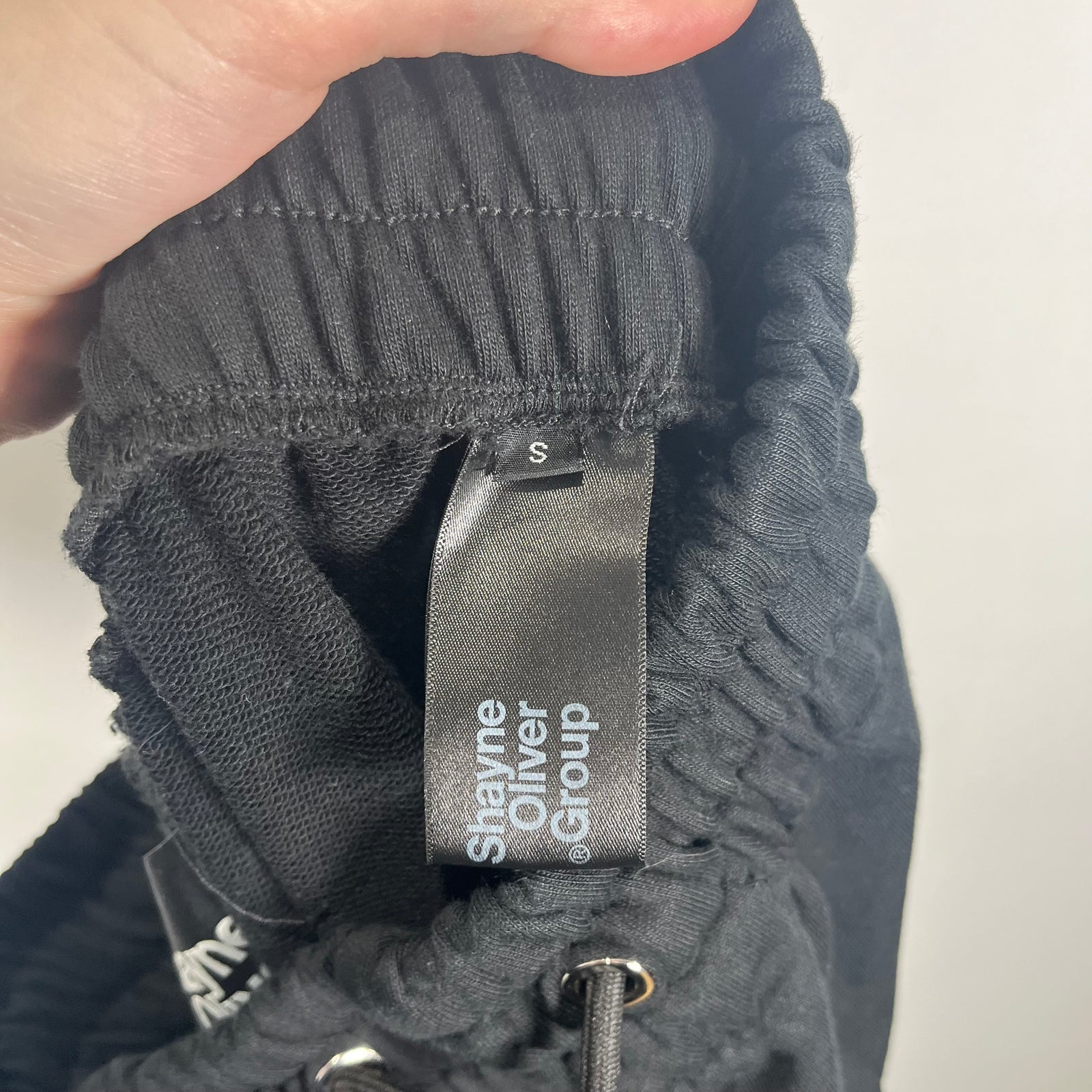 Anonymous Club Black Logo Wide Sweatpants Size S