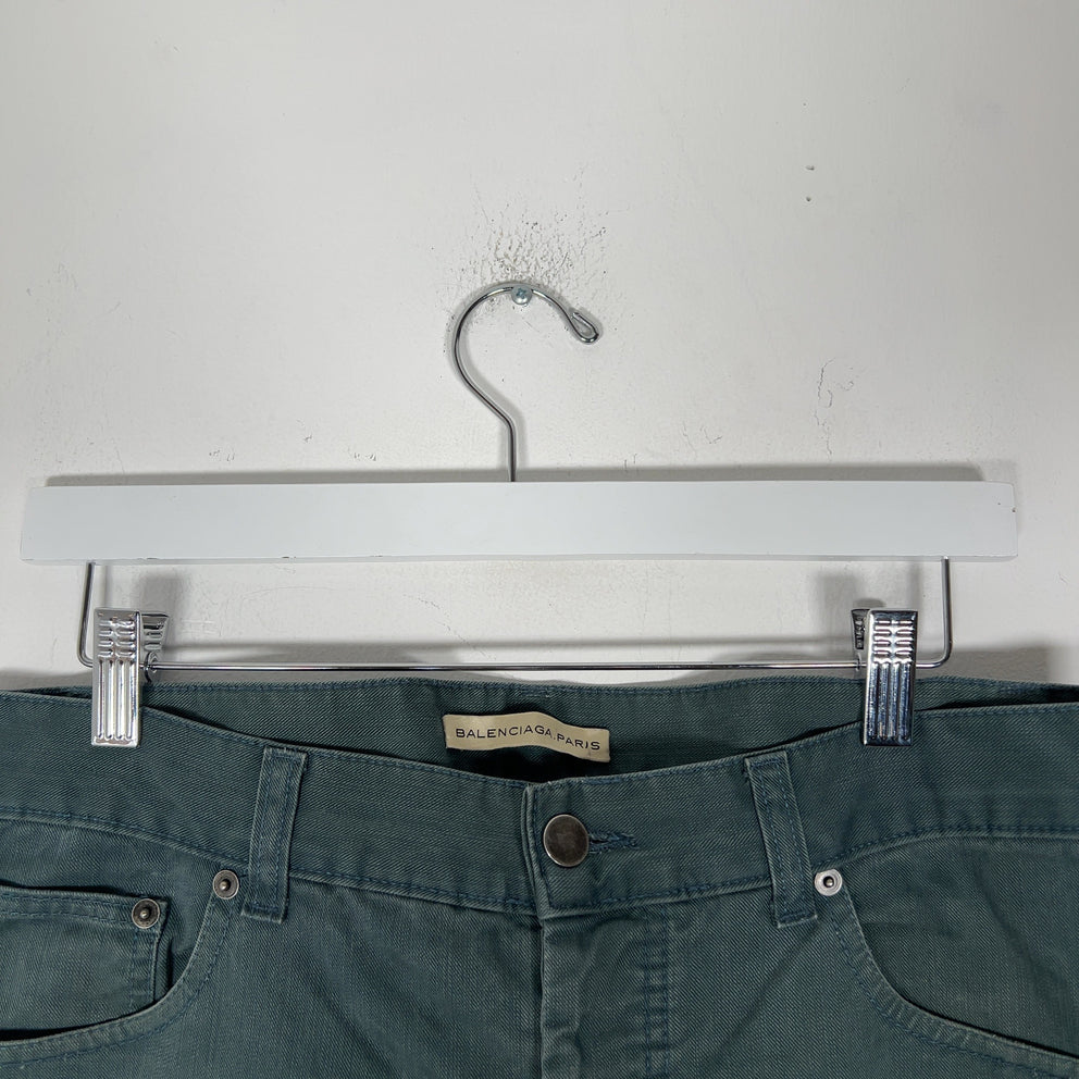 Balenciaga Vintage Straight Leg 5-Pocket Denim Jeans