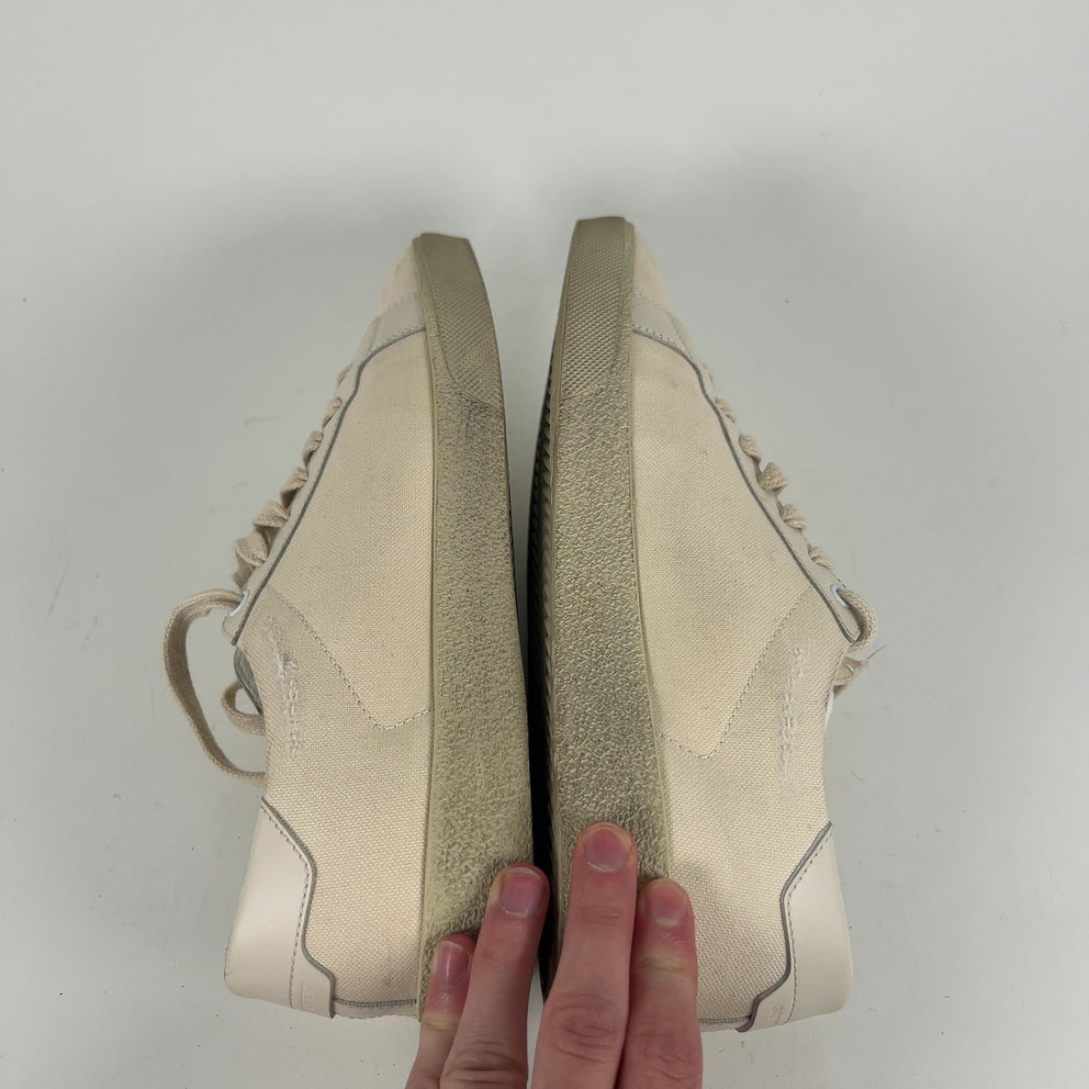 Saint Laurent Spell Out Logo Lowtop Sneakers