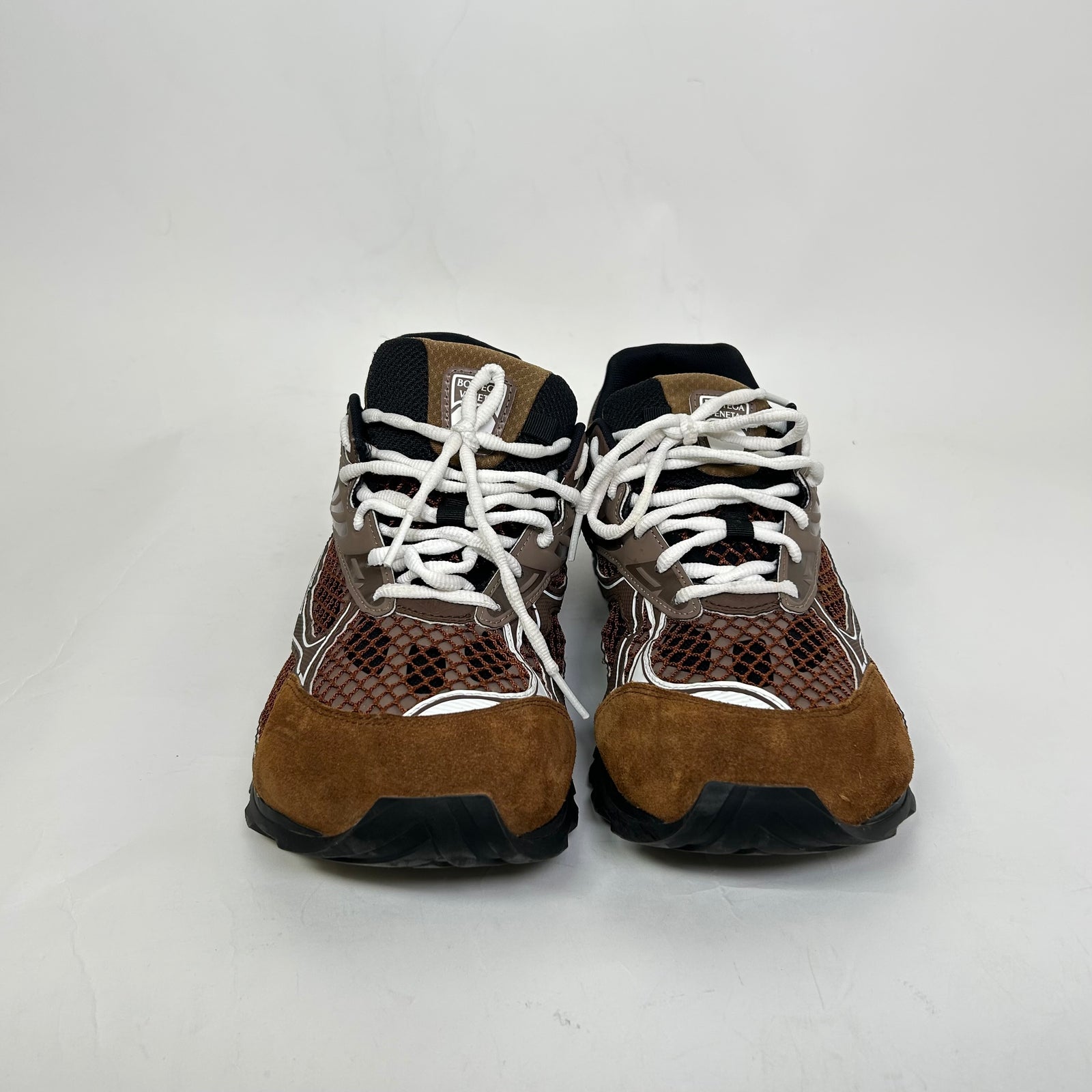 Bottega Veneta Pinecone ‘Star Anise’ Suede Orbit Sneakers Size 46