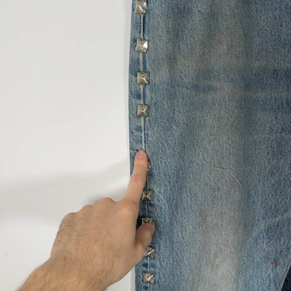 Gallery Dept Studded Rodman LA Flare Jeans Size 34