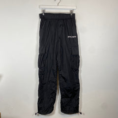 Palm Angels Black Nylon Cargo Track Pants Size S