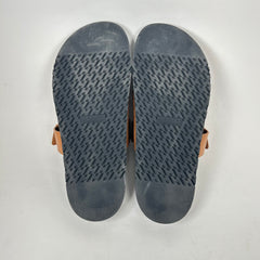 Hermes Brown Naturel Chypre Sandal Size 10