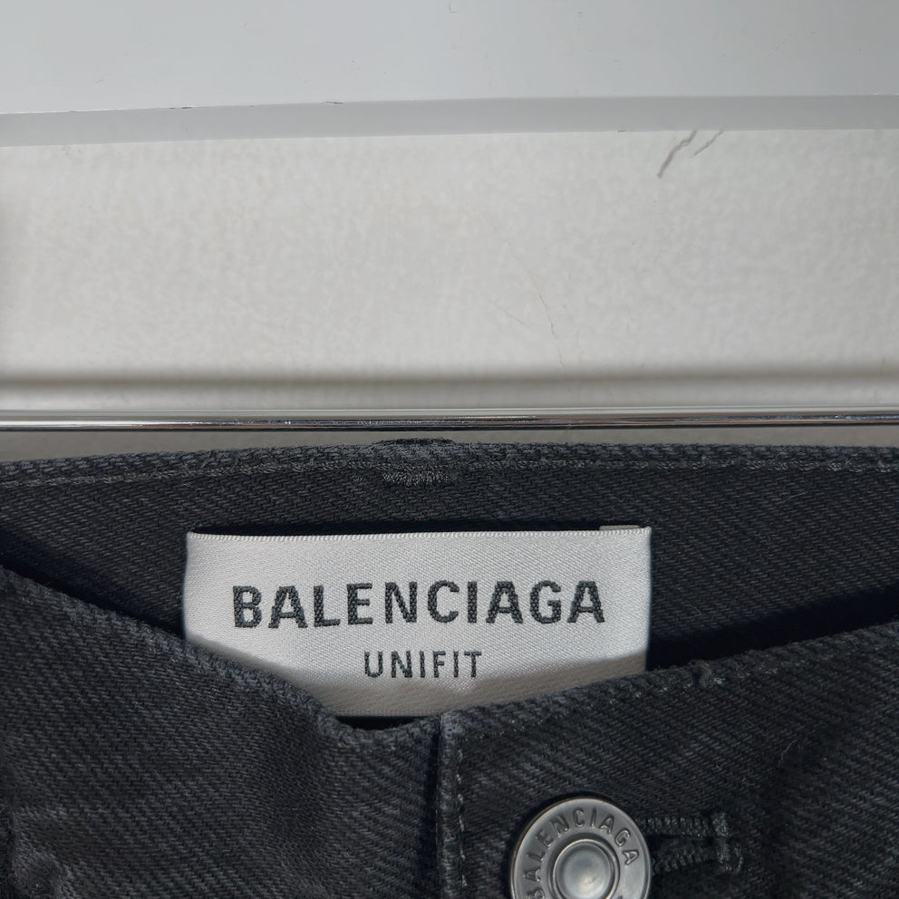 Balenciaga Shotgun Distressed Pants