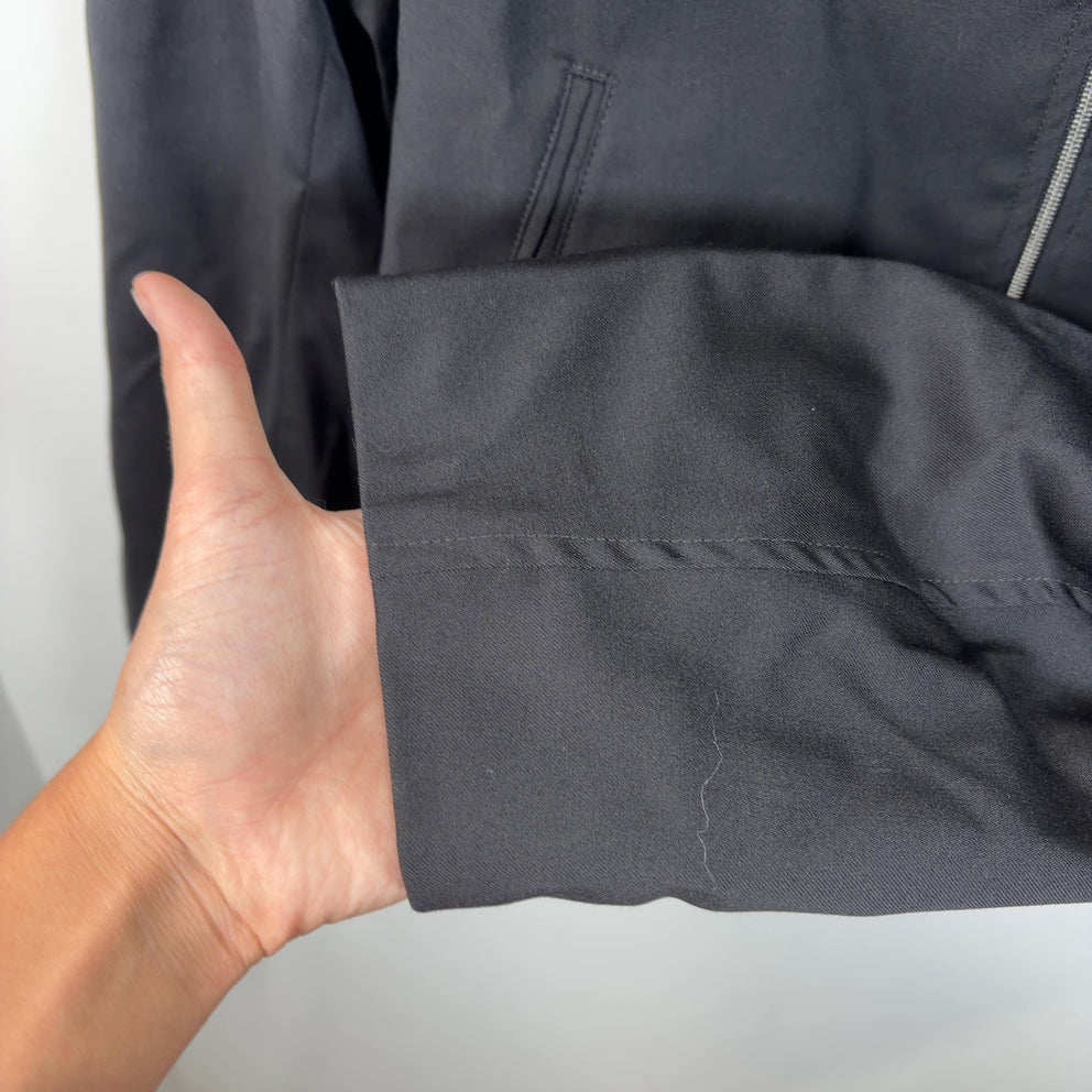 Our Legacy Black Worsted Wool Mini Jacket Light Jacket