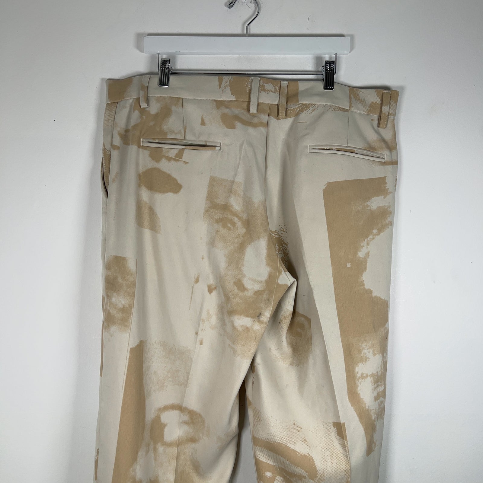 KidSuper Face Collage Pleated Suit Trouser Pants