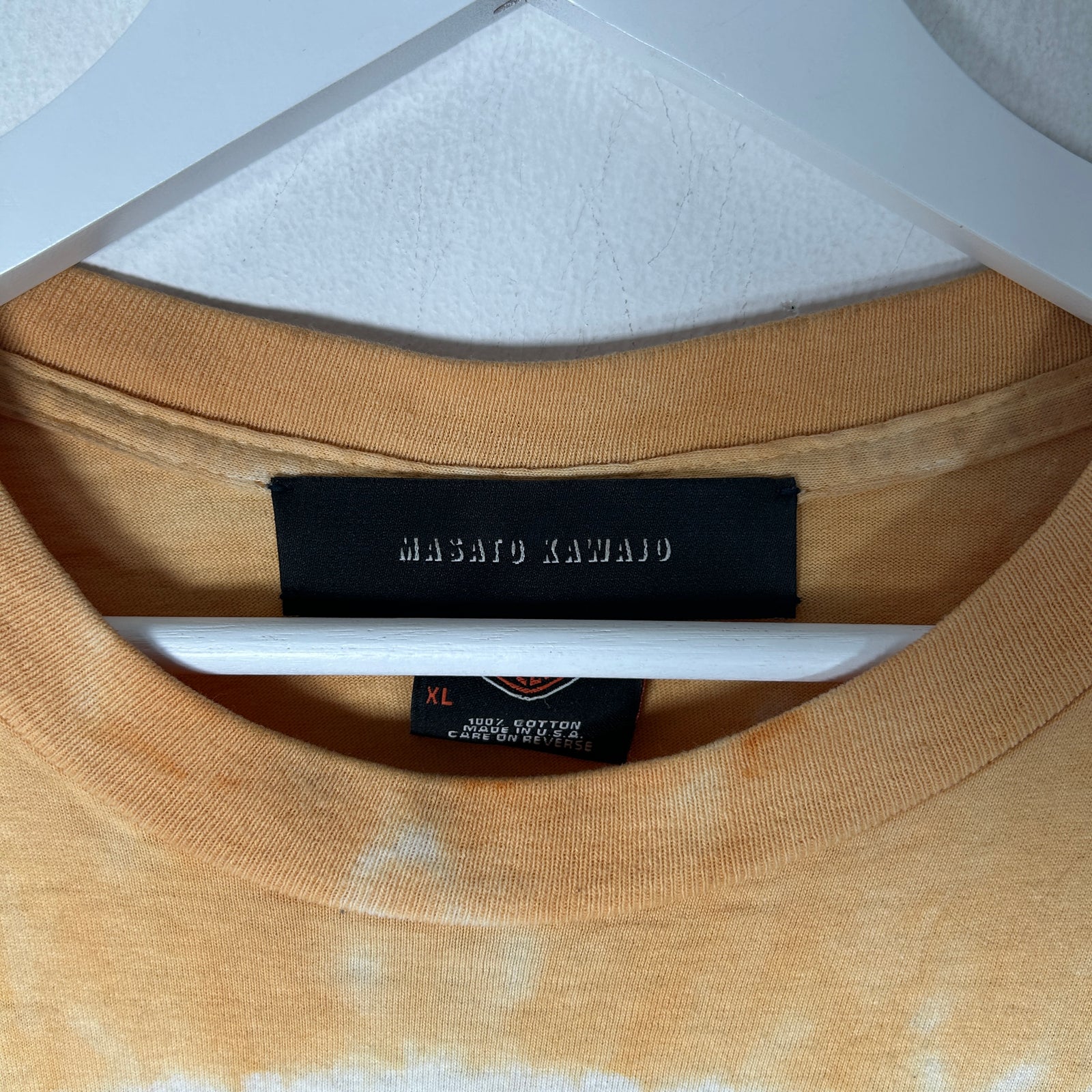 Masato Kawajo Vintage 1/1 Harley Davidson T-Shirt Size XL