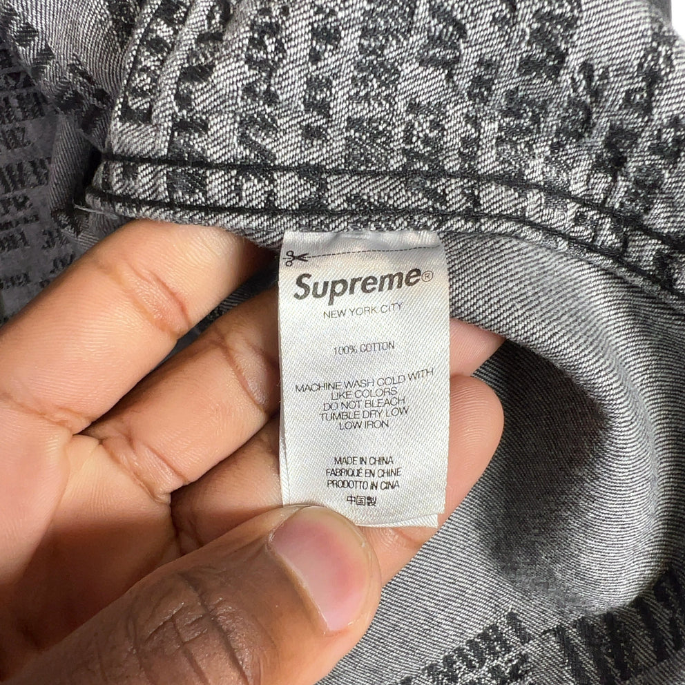Supreme Jacquard Denim Jacket
