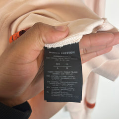 Heron Preston Pink Burn Hoodie Size L