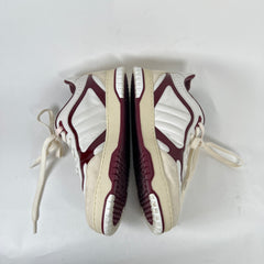 Gucci White/Maroon Re-Web Sneaker Size GG 11
