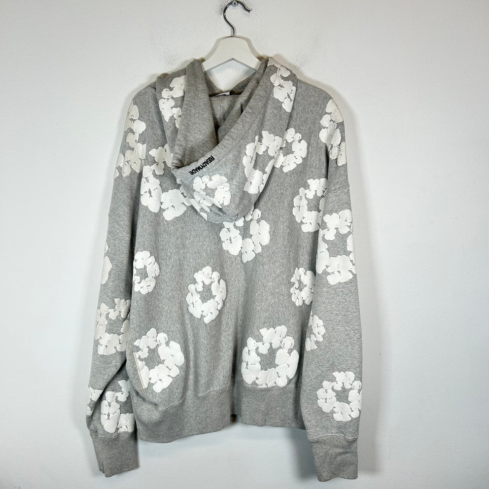 Denim Tears x Readymade Grey Wreath Hoodie Size XL