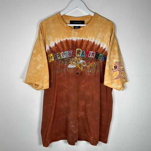 Masato Kawajo Vintage 1/1 Harley Davidson T-Shirt Size XL