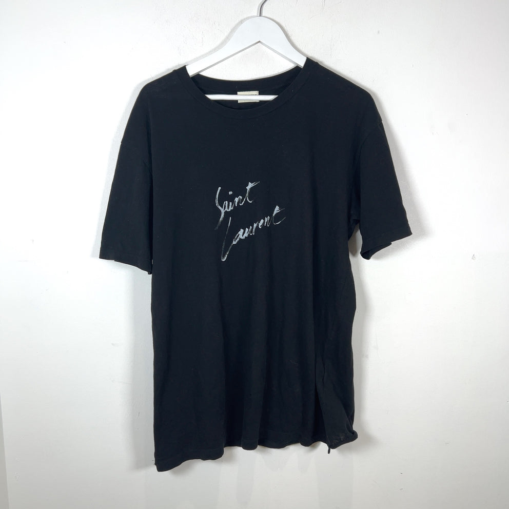 Saint Laurent Scribble Graphic Logo T-Shirt