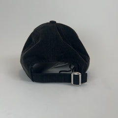 Celine Corduroy Studded Logo Hat