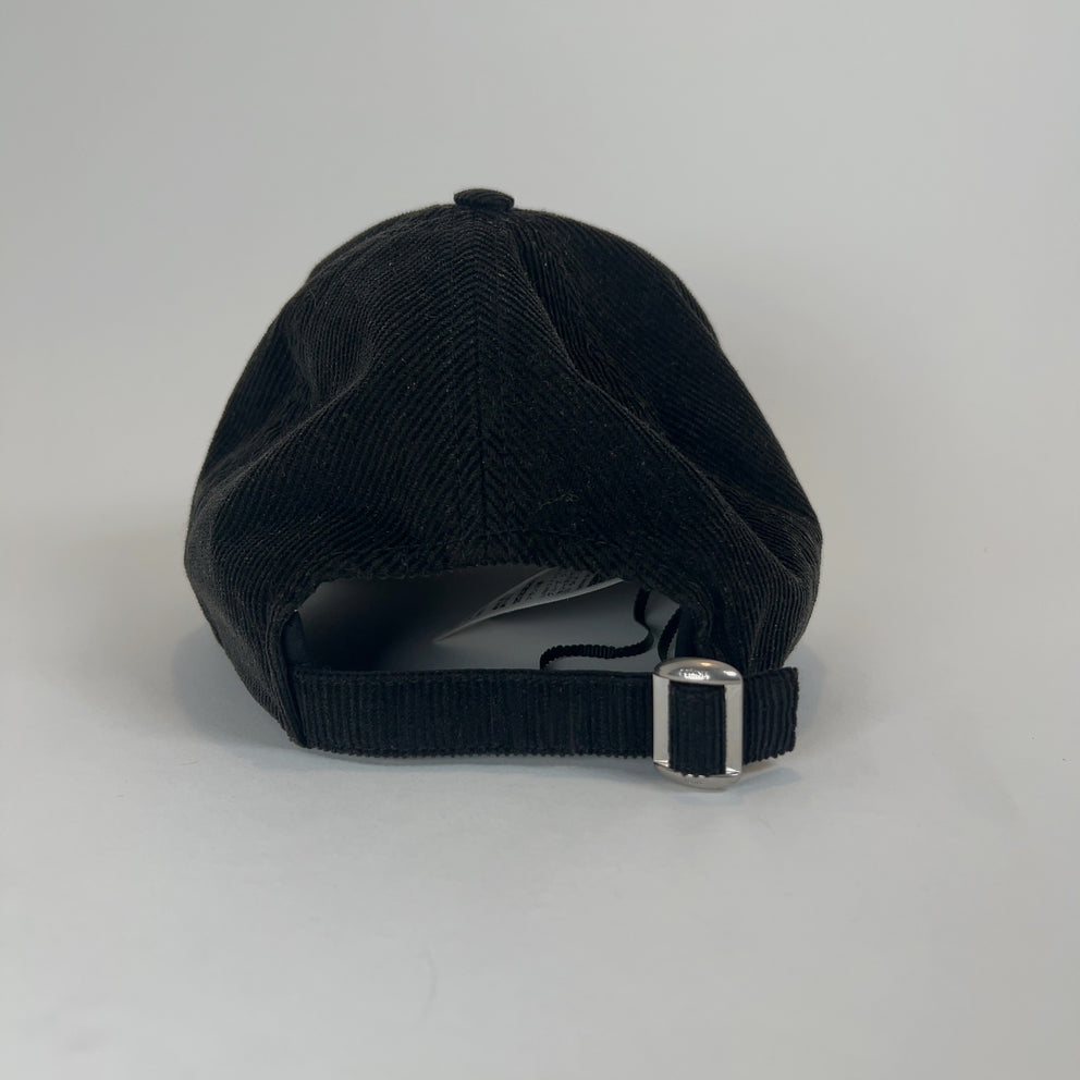 Celine Corduroy Studded Logo Hat