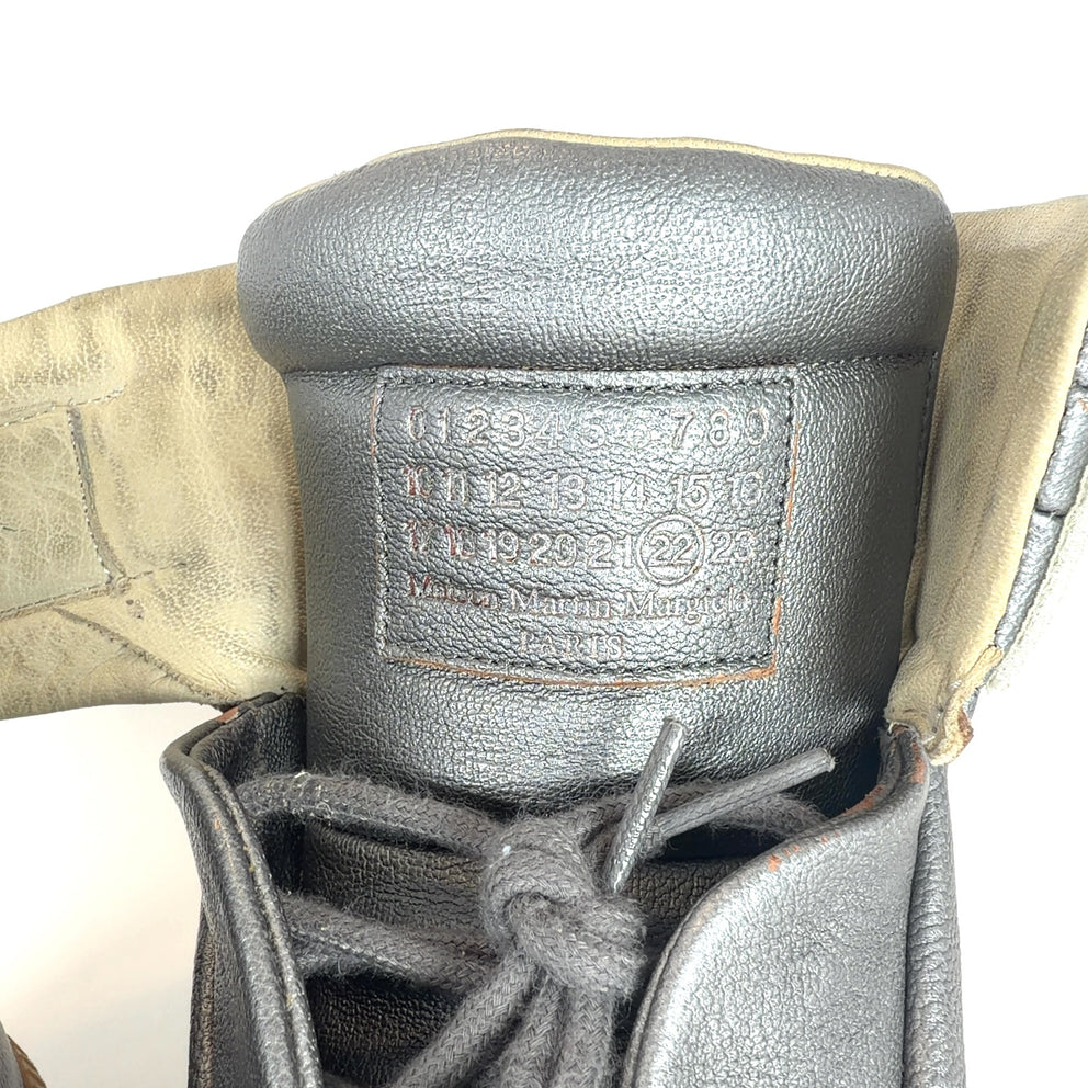 Maison Margiela Silver Gumsole Futures Hightop Sneakers