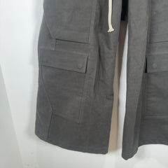 Rick Owens FW24 Porterville Woven Cropped Bela Cargos Size M