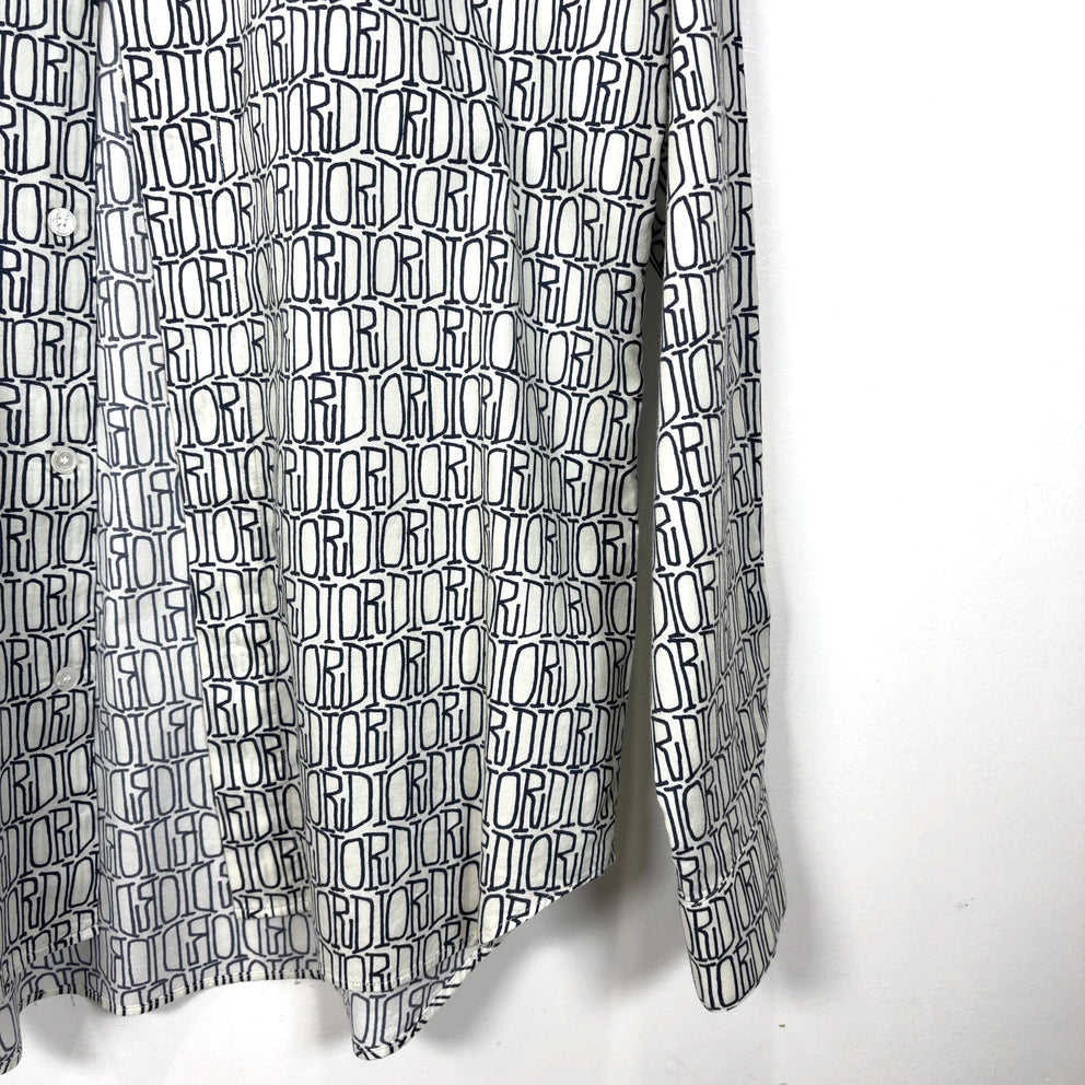 Dior All-Over Print Button-Up Shirt