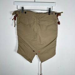 Aris Tatalovich Khaki Technical Cargo Skirt Size M