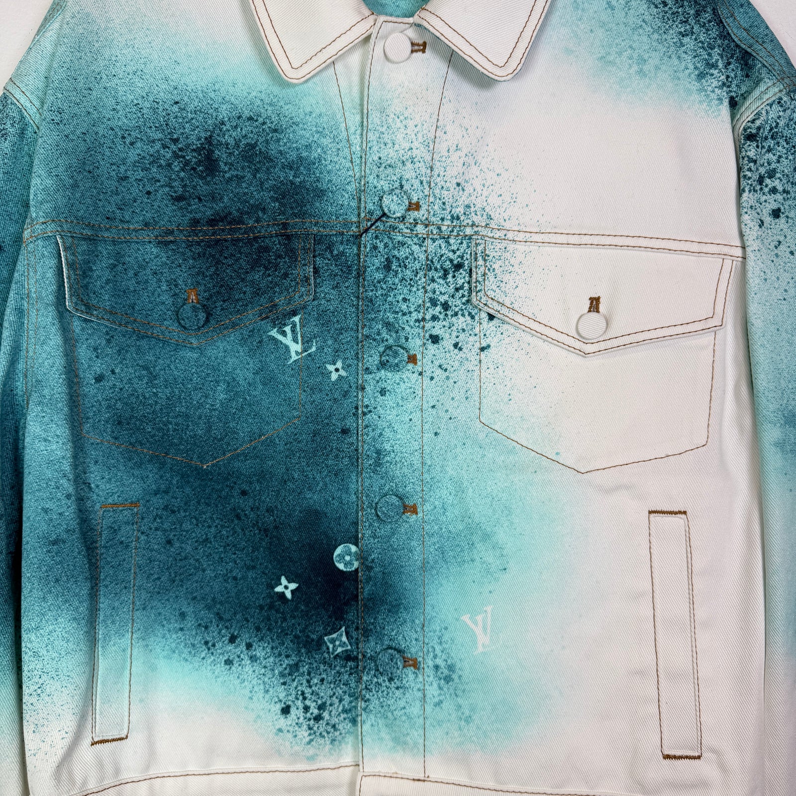 Louis Vuitton S23 Spray LV Denim Jacket