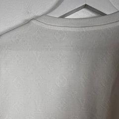 Louis Vuitton White Signature Pocket Tee Size S