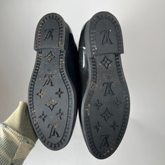 Louis Vuitton Black Monogram Rain Boots Size 38