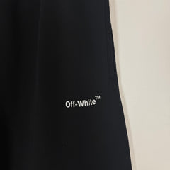 Off-White Black/White Logo Sweatpants Size M