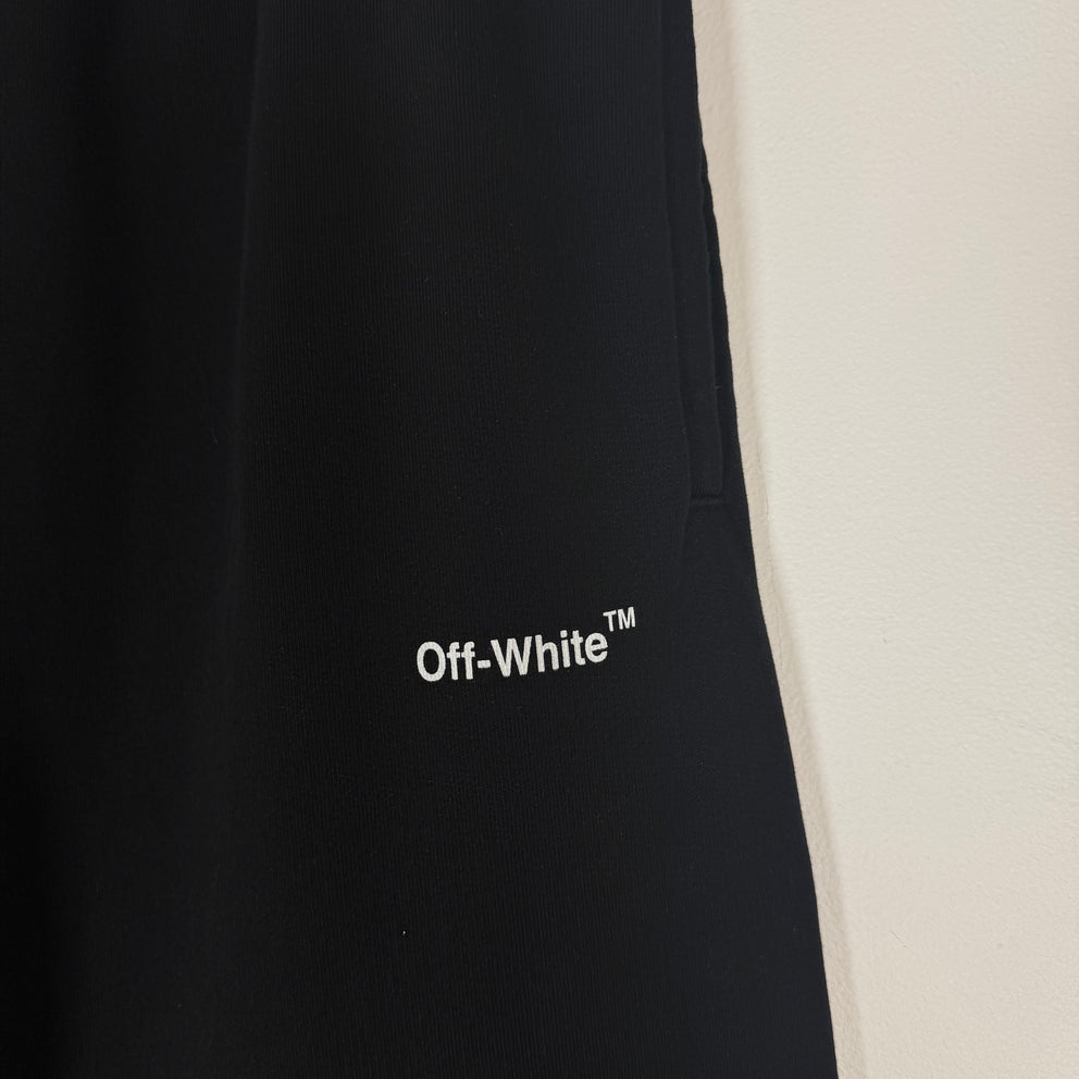 Off-White Black/White Logo Sweatpants Size M