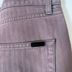 Saint Laurent Gradient Denim Shorts Size 33