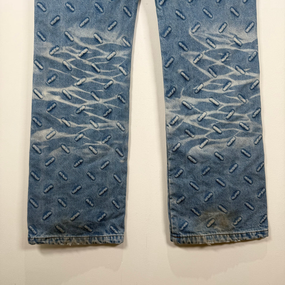 Who Decides War Blue 'Thread Plate' Denim Jeans Size 36