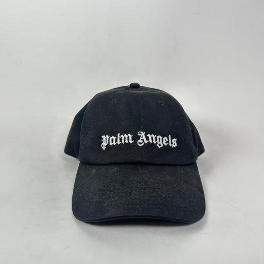 Palm Angels Black Logo Hat