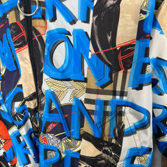 Burberry Windbreaker All Over Logo Jacket