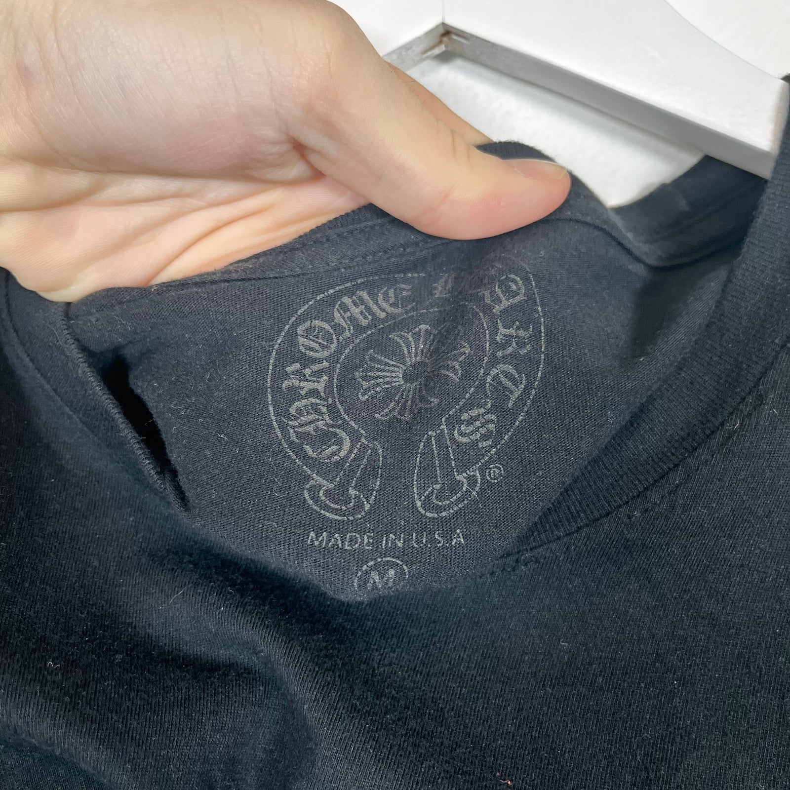 Chrome Hearts Black Boost Pocket Tee Size M