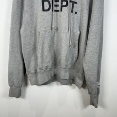 Gallery Dept Spell Out Logo Grey Hoodie