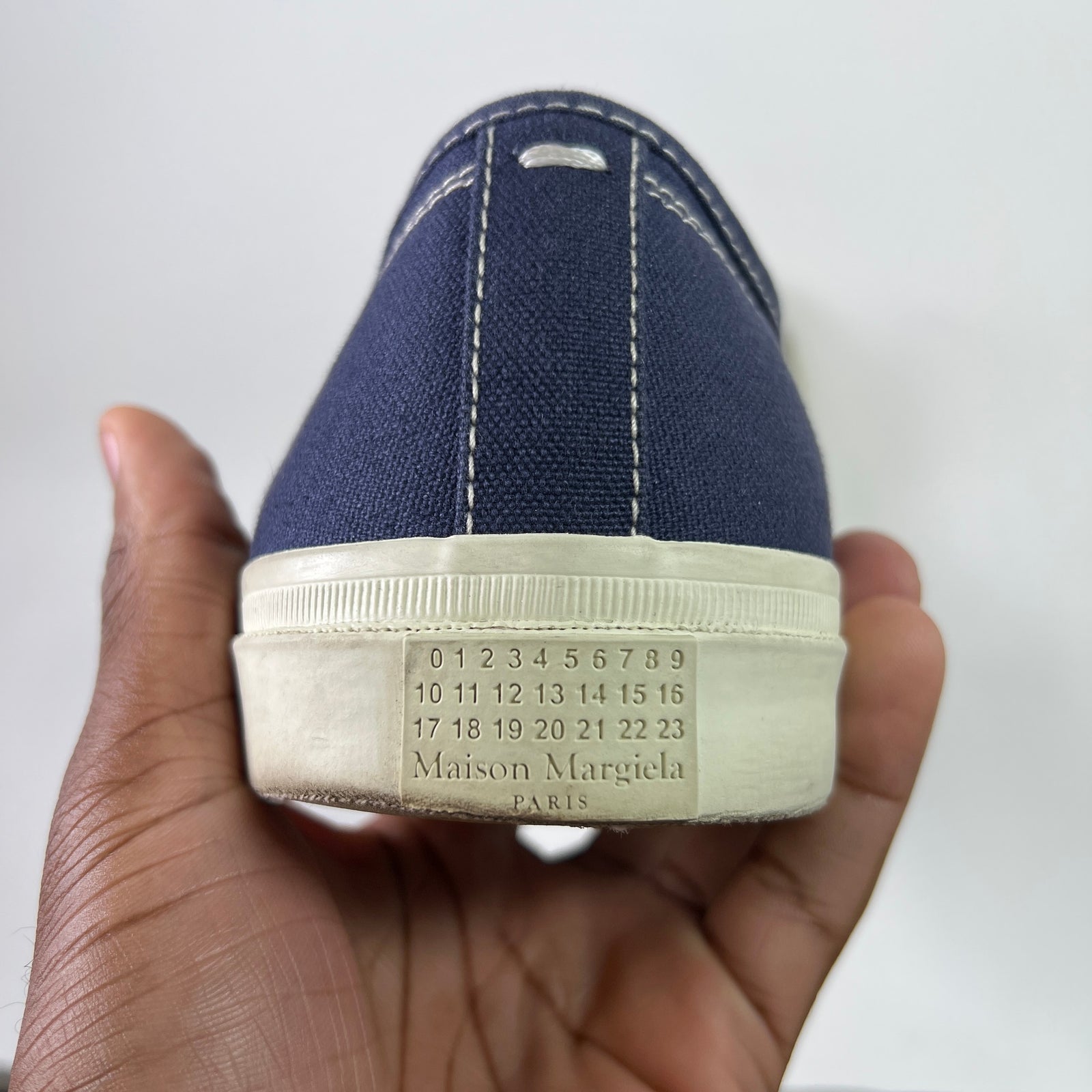 Maison Margiela Canvas Tabi Lowtop Sneakers