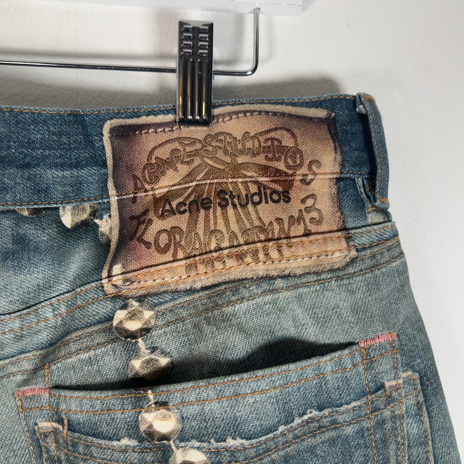 Acne Studios 1981 ‘Mid Blue’ Trompe L’oeil Jeans