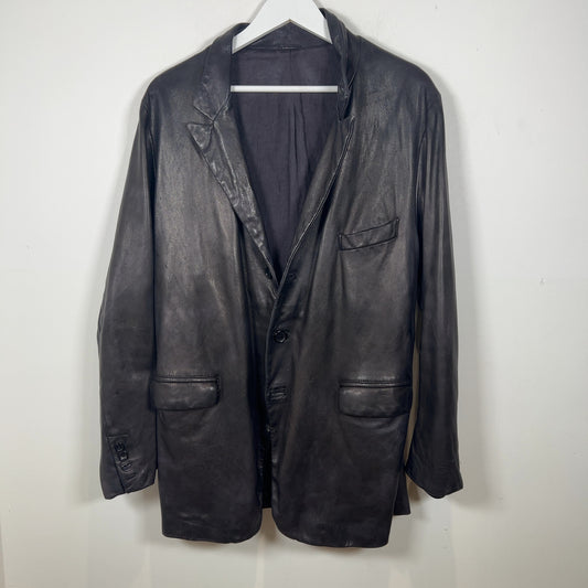 Giorgio Brato Leather Blazer