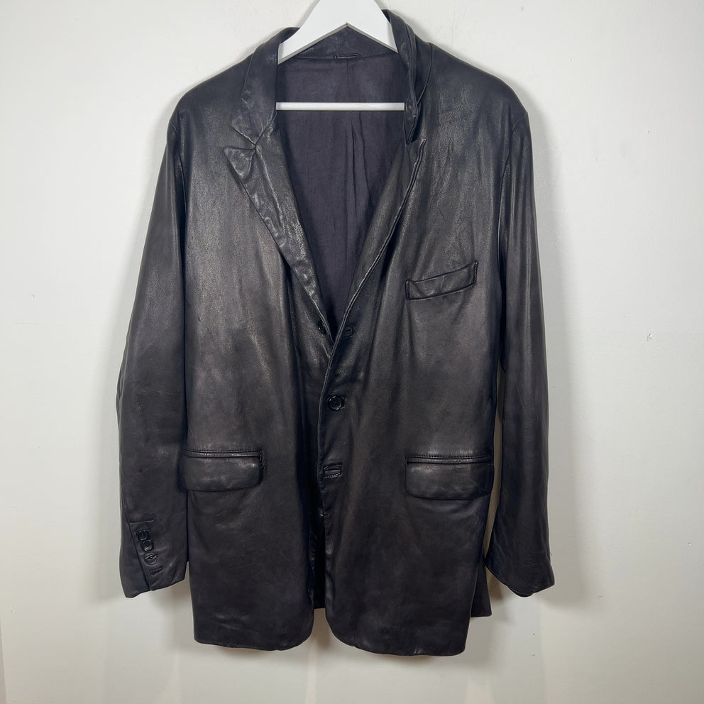Giorgio Brato Leather Blazer