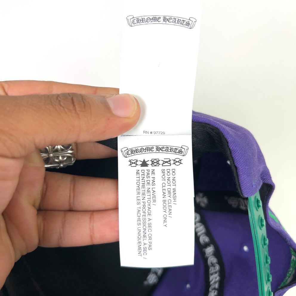 Chrome Hearts Purple CH Baseball Hat