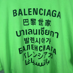 Balenciaga 'Languages' Logo Longsleeve