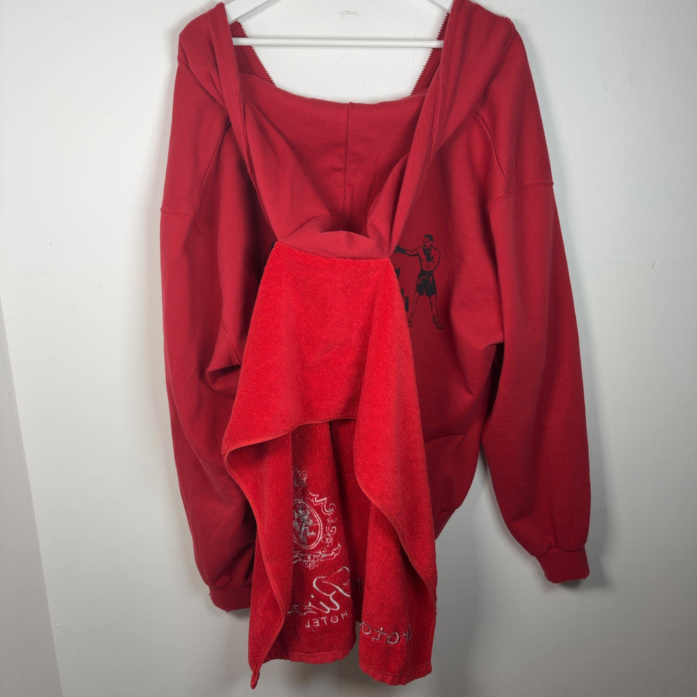 Protocol Index Terry Towel Zip Up Hoodie